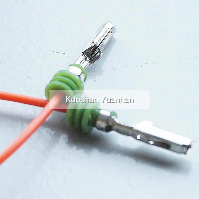 Semi Automatic Wire Stripping Rubber Seal Inserting Terminal Crimping Machine