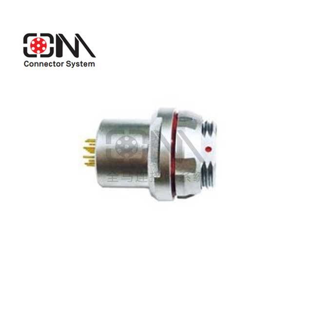 Qm F Series Gbn Socket Waterproof Metal Push Pull RJ45 M12 Connector Banana Plug Socket Terminal Connector