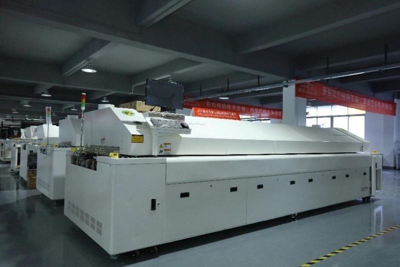 High End 8 Zones Hot Air Lead Free Reflow Oven LED SMT Machine (F8)