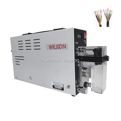 Small square wire stripping machine semi automatic cable stripper machine