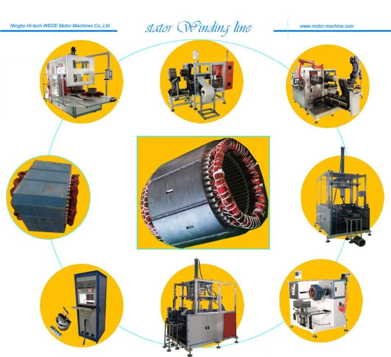 Stator Coils Winding Insertion Machine for Three Phase Motor