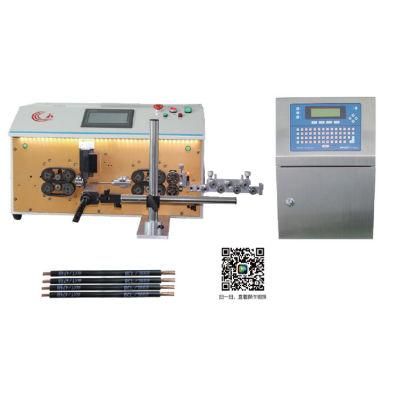 Hc-608pmj Kgk Inkjet Cable Marking Printing Stripping Cutting Machine