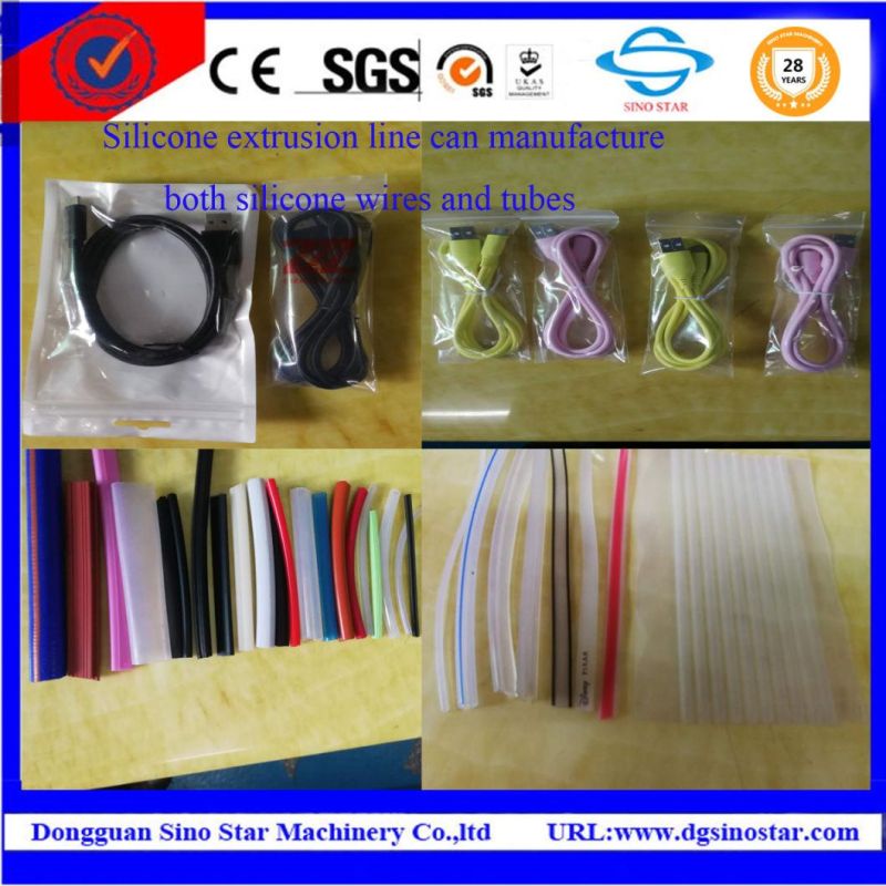 Silicone Wire Cable Extrusion Line for Extruding Silicone Wire Cable and Tubes