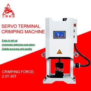 3q Semi-Automatic Servo Motor Cable Terminal Applicator for Wire Terminal Crimping Machine