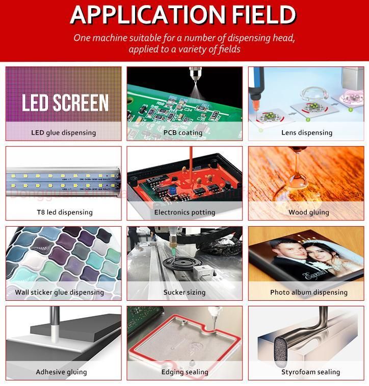 PCB Electric Applied 3m Glue Dispensing Machine