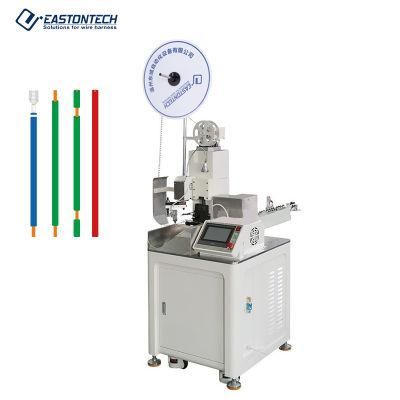 Eastontech Automatic Single End Wire Cutting Stripping and Terminal Connector Crimping Machine with Mechanical Claw for AWG28-AWG12