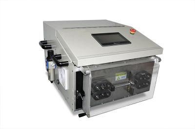 Wl-8600 Fully Automatic Jacket Cable Cutting Stripping Machine Special Single Conductor Cable Stripper Machine