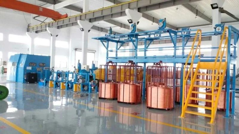 Fuchuan High Quality High Speed Bunching Buncher Extrusion Extruder Drawing Cable Wire Making Machine