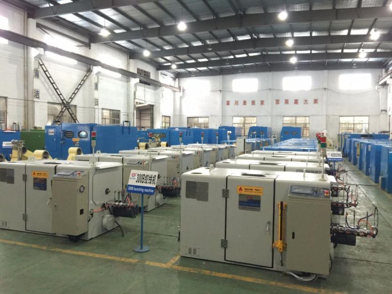 Bare Copper Wire, Tinned Cable Wire Plastic Winding Cutting Extrusion Twisting Bunching Coiling Winding Rewinding Machine