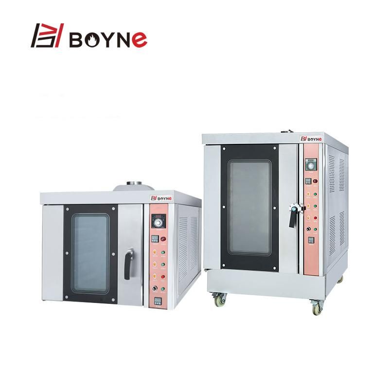 Stainless Steel Five Trays Gas Convection Oven for Bakery