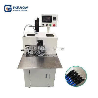 Factory price sales wire semi automatic threading heat shrinkable tube casing machine