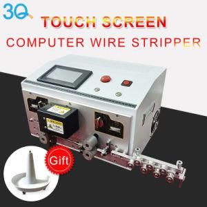 3q Automatic Computer Wire Stripping Cutting Machine Wire Stripping Machine with Double Round Sheathed