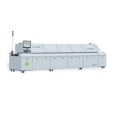 SMT Automatic PCB Soldering Machine Lead Free Hot Air 10 Zones Reflow Oven Ktr-1000