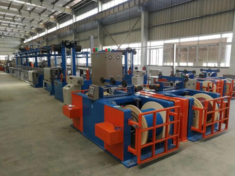 Electrical Core Cable Copper Wire Winding Extrution Twisting Bunching Machine