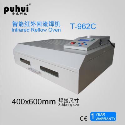 T962c Small Wave Soldering Machine, BGA Reflow Oven, Automatic Reflow Soldering Oven Machine, Taian, Puhui, Hot Air Reflow Oven