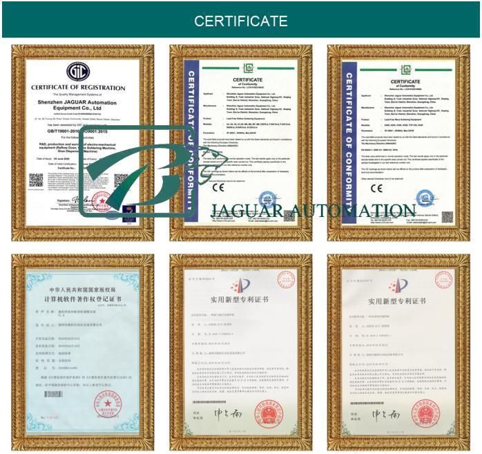 Jaguar Manufacture CE and ISO Qualified Easy Install SMT Reflow Oven for Solar PV Panel