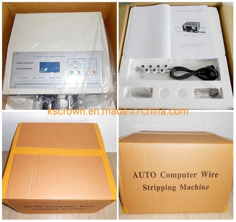 2021 New Design Touch Screen Automatic Wire Cutting Stripping Machine
