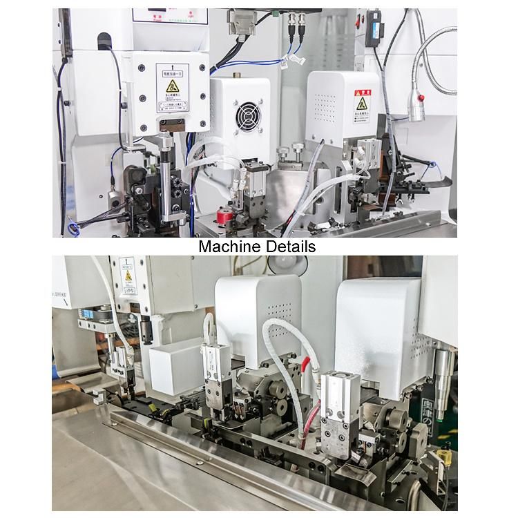 Three-Head Automatic 3 Three Ends Terminal Crimping Machine