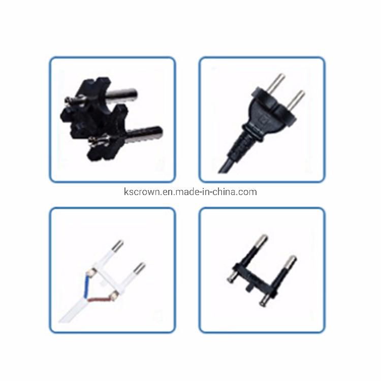 Automatic Pressterminal Plug Riveting Machine 2pin/3pin Power Plug Crimping Machine