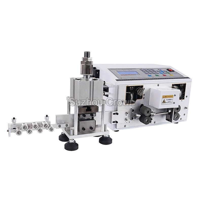 Fully Automatic Flat Cable Cutting Slitting and Stripping Machine