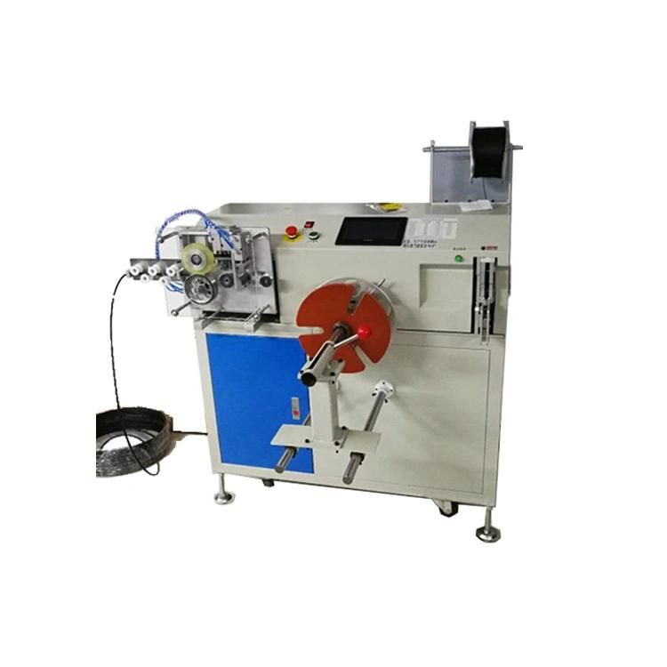 Automatic Cable Wire Measuring Cutting Binding Tying Spool Coil Winding Machine