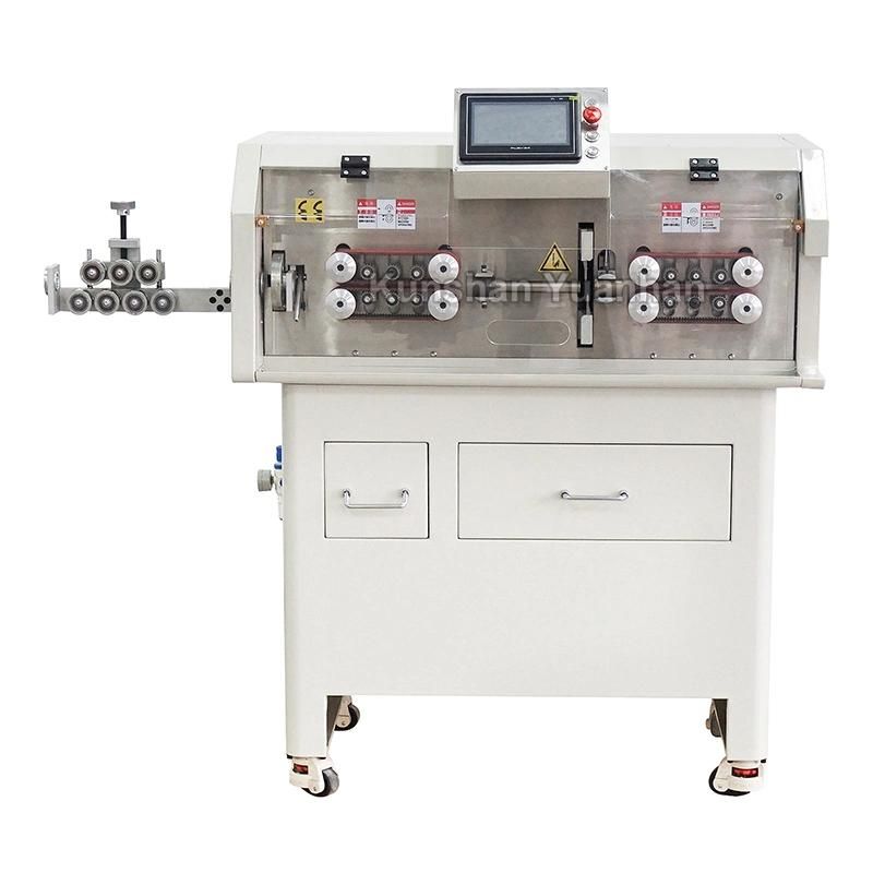 Cable Stripping Machine 150mm2 Round Cable Cutting and Stripping Machine Fully Automatic Jacket Cable Peeling Machine Yh-150max3