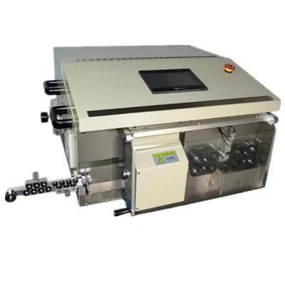 Automatic Multi-Layer Coax Cable Cutting Stripping Machine Wl-9600s