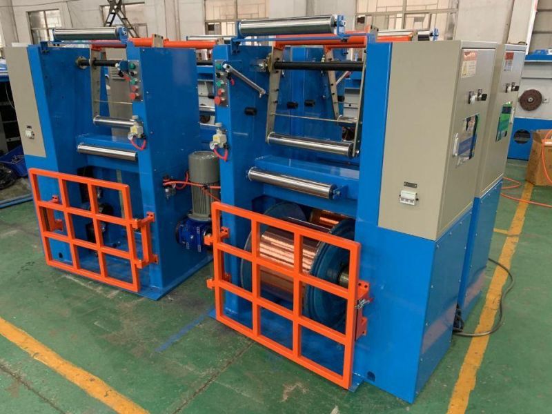 Electrical Cable Wire Winding Extrusion Bunching Twisting Cutting Machinery Copper Wire Drawing Machine