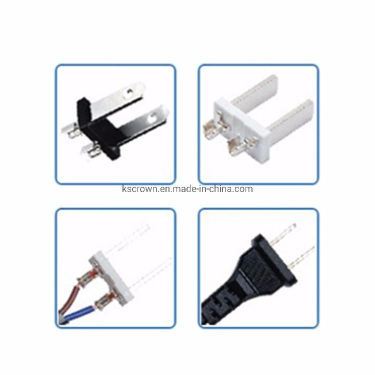 Automatic Pressterminal Plug Riveting Machine 2pin/3pin Power Plug Crimping Machine