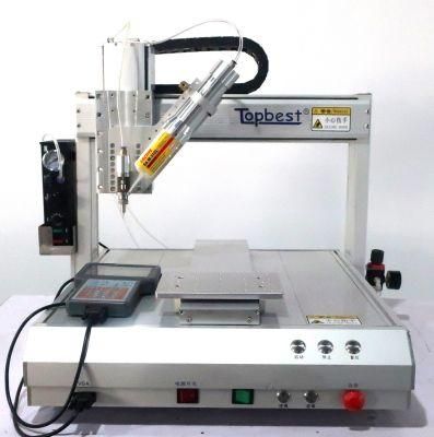 Desktop 3-Axis Single Head Single Rail Robotic Fluid Dispensing Machine