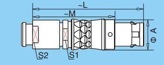 Qm B Serie Metal Push Pull Connector for Dispensing RJ45 M12 Connector Banana Plug Socket Terminal Machine