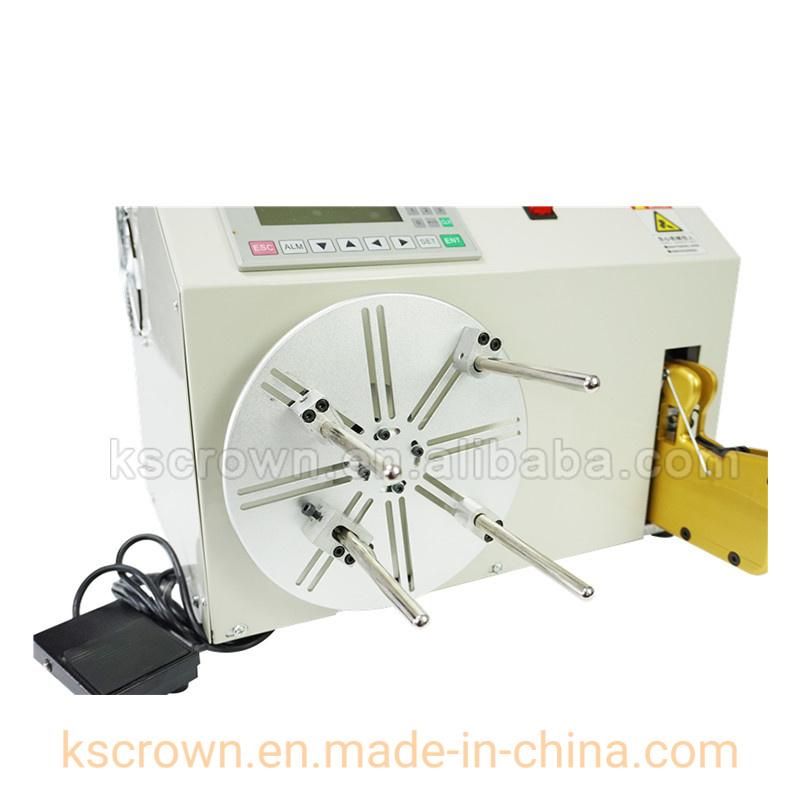 Semi-Automatic Wire Winding and Binding Machine Desktop Cable Coil Winding Machine