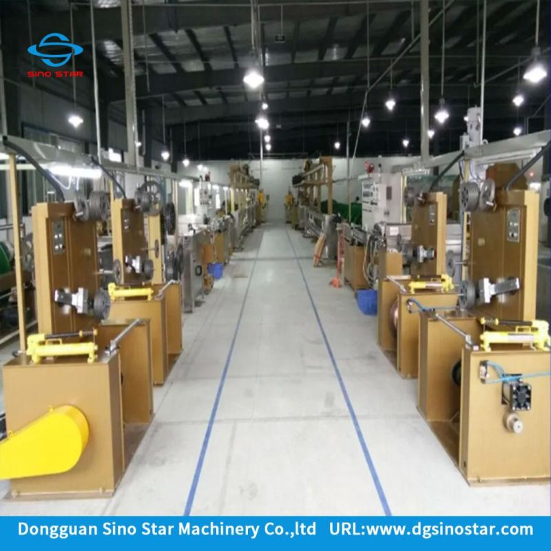 Wire Cable Coating Extruding Extrusion Production Line