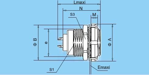 Qm B Series Zcg Socket Push-Pull Connector for Dispensing Machine