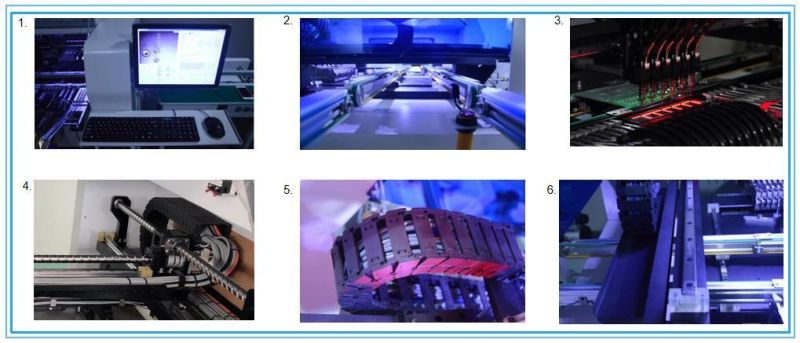 GDK 6 Head Chip Mounter High Speed SMT Pick and Place Machine for Production Line with CE Certificate