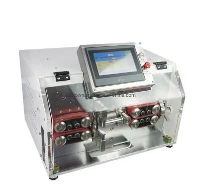 Multicore Wire Outer Jacket and Inner Core Cut Strip Machine