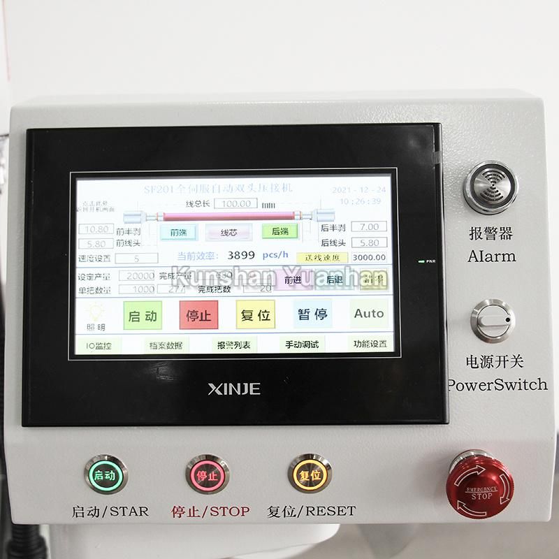 Continues Terminal Strip Cut and Crimping Machine