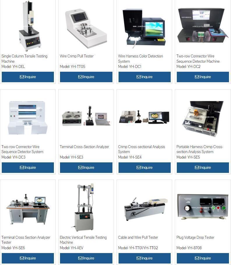 Semi Automatic 500n Tensile Strength Cable Wire Terminal Pulling Force Tester