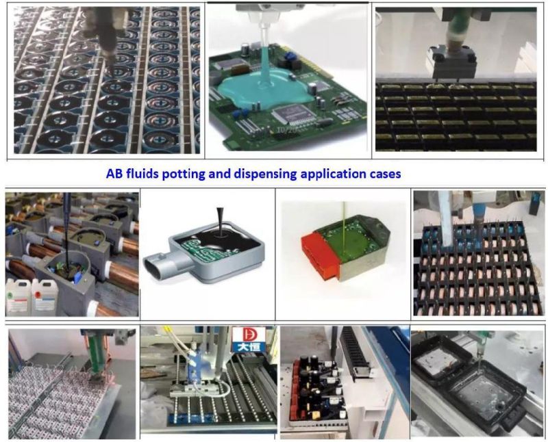 2 Component Automatic Glue Dispenser Silicone Resin Hardener Dispensing Equipment