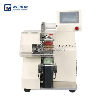 WJ1211 automatic motor wire coil table fan tape winding machine 2-45mm wide