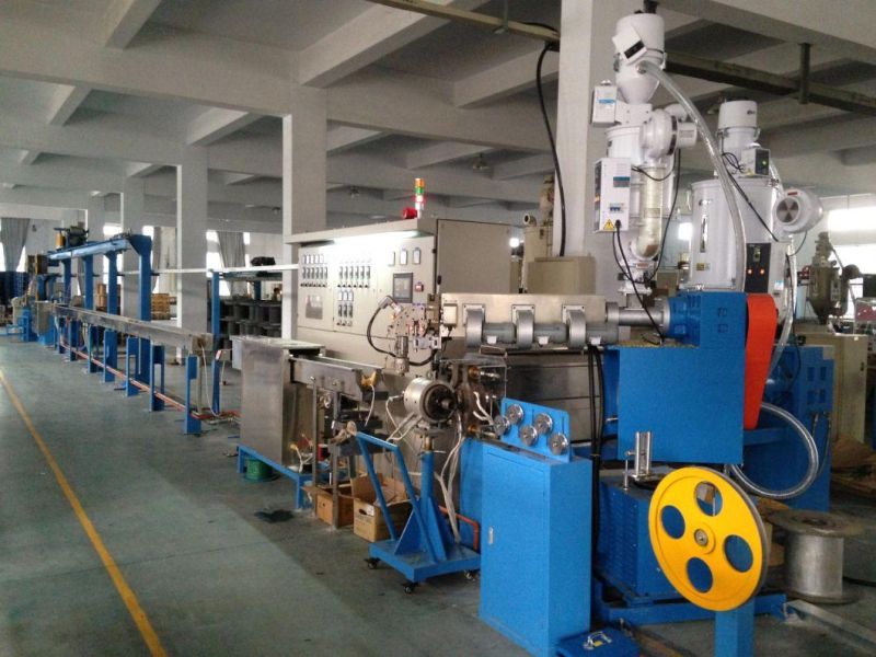 0.6-6.0mm Core Wire PP PVC Making Extrusion Machine PLC Control High Speed Best Quality Extruder Machine