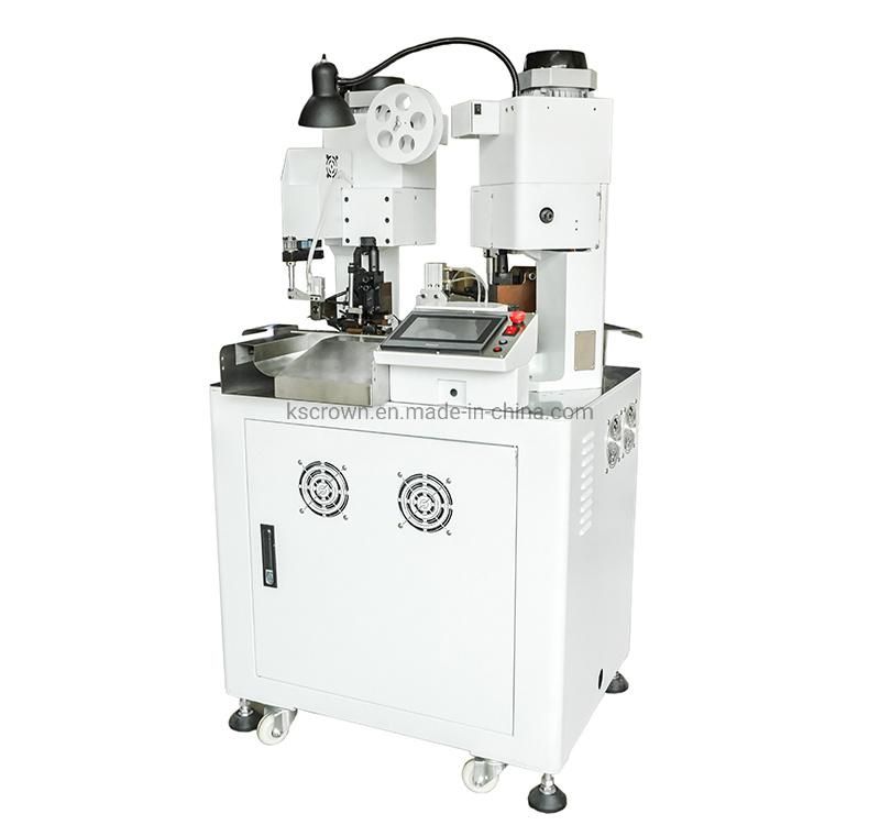 Wl-S03 Fully Automatic Double End Twin Cable Terminal Crimping Machine Wire Cutting Stripping Machine