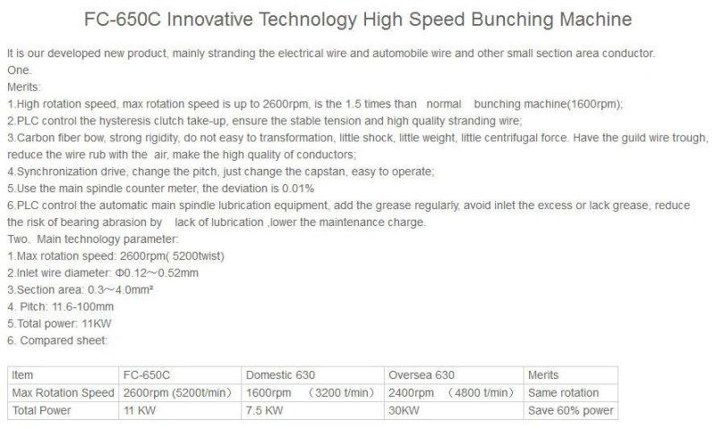 High Speed Stranding Machine Bunching Machine Buncher Strander Wire Cable Making Machine Annealing Tinning Machine Twisting Machine Extruder Extrusion Line