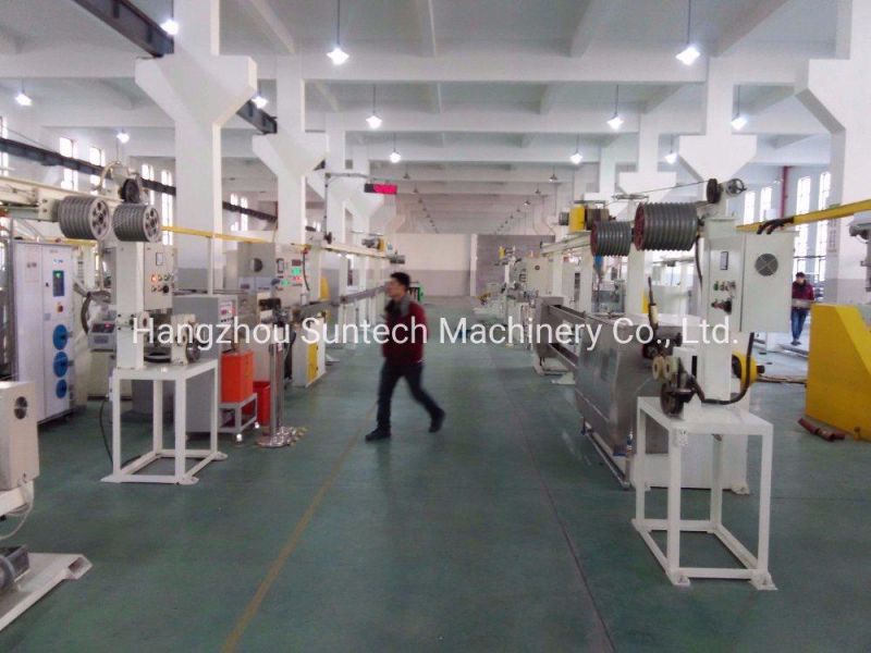 Power Cable Sheath Extrusion Production Line Cable Wire Cutting Machine
