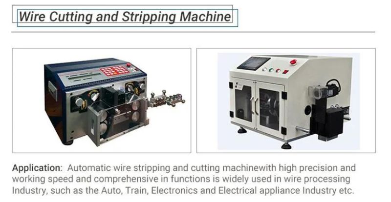 Powerful Computerized Automatic Wire Cable Cutting and Stripping Machine Big Cable Cutting