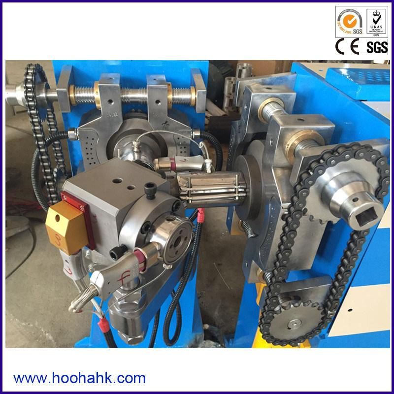 Blue Multi Layer Electrical Cable Extrusion Machine with Siemen Motor