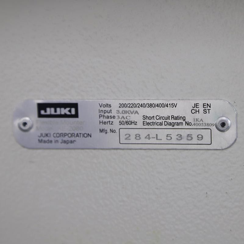 SMT Pick and Place Machine Juki Ke-2080L Chip Mounter