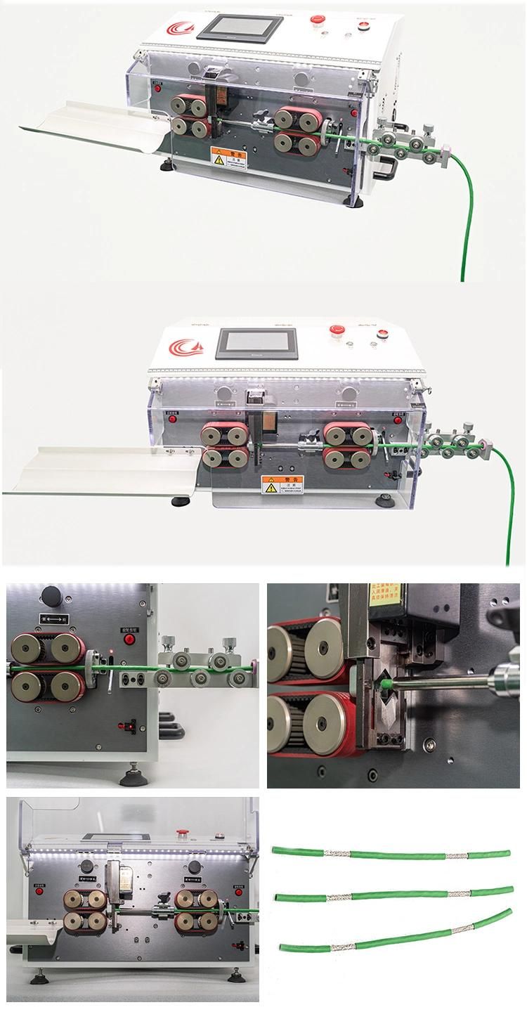 Hc-608e3 Max 35 mm2 Supply Multi-Core Sheath Wire Stripper Cutter Machine Stripping Round Jacket Cable