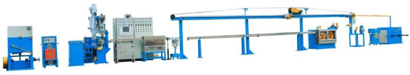 Blue PVC Cable Extruder Machine with Siemen Motor