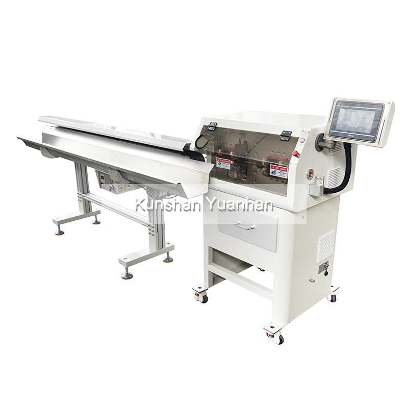Full Automatic Sheathed Cable and Inner Core Wire Cutting Stripping Machine with Wire Coiling Machine